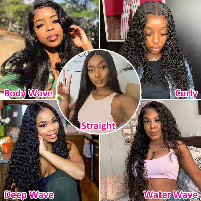 Beginnger-friendly 4x4 HD Lace Closure Wigs Human Hair Pre Plucked Hairline 9 Beginnger-friendly 4x4 HD Lace Closure Wigs Human Hair Pre Plucked Hairline - Image 7