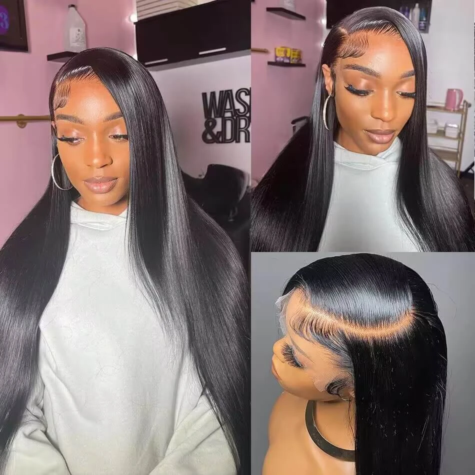 Skinlike HD Lace Straight 13x6 13x4 HD Lace Frontal Wig Human Hair New Upgrade Invisible Knot Wigs 10 Skinlike HD Lace Straight 13x6 13x4 HD Lace Frontal Wig Human Hair New Upgrade Invisible Knot Wigs - Image 8