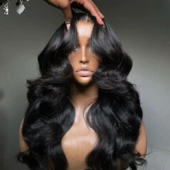 Curtain Bangs Wigs Body Wave 13x4/13x6 Glueless HD Lace Human Hair Wigs With Pre Bleached Knots -Ethereal Hair Shop 1642 b1b74280 df8a 411d a881 78108528f750