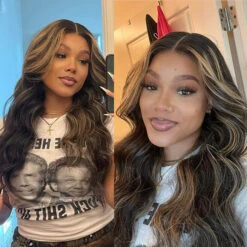 Blonde Highlight Curtain Bangs Lace Front Wig Pre Plucked HD Lace Frontal Human Hair Wigs 12 Blonde Highlight Curtain Bangs Lace Front Wig Pre Plucked HD Lace Frontal Human Hair Wigs -Ethereal Hair Shop 1697 d8bb5bb4 0cac 4eb9 9b87 1d0acefeeed1