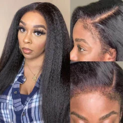 Kinky Edges Hairline Glueless Kinky Straight HD Lace Front Human Hair Wigs Pre Bleached -Ethereal Hair Shop 2029 92af0d58 1feb 46f0 96e4 ad6aa91c6cd9