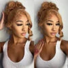 #27 Honey Blonde Color Invisible-Pull String 360 Lace Frontal Wigs Glueless HD Lace Wigs With Pre Plucked 2 #27 Honey Blonde Color Invisible-Pull String 360 Lace Frontal Wigs Glueless HD Lace Wigs With Pre Plucked -Ethereal Hair Shop 27 blonde 360 lace wigs 2