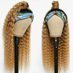 #27 Honey Blonde Headband Wigs Deep Wave Virgin Human Hair -Ethereal Hair Shop 27 1 353fb382 10cb 4106 82b0 20ebb4196582