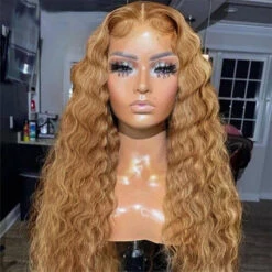 #27 Loose Deep Wave Honey Blonde Lace Front Wig Brazilian 13×4 13x6 Frontal HD Lace Wig -Ethereal Hair Shop 27 2 8b1d7538 28d1 4042 ad46 92edd90f5403