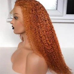Orange Ginger 13X6 Full Lace Front Human Hair Wigs With Baby Hair Lace Wigs For Women -Ethereal Hair Shop 2F49EA6521BCA61509C402A455E70405