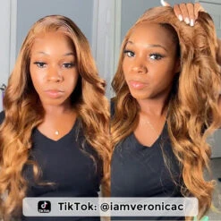 Glueless Ready & Go Wig Body Wave 8*5 Pre Cut HD Lace Closure Wigs #30 Chestnut Brown Color -Ethereal Hair Shop 30 chestnut brown body wave pre cut lace glueless wig