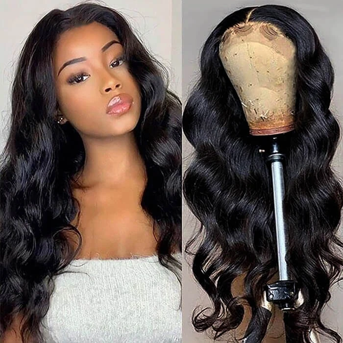 Beginnger-friendly 4x4 HD Lace Closure Wigs Human Hair Pre Plucked Hairline 5 Beginnger-friendly 4x4 HD Lace Closure Wigs Human Hair Pre Plucked Hairline - Image 3