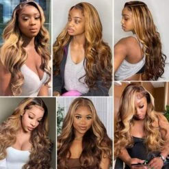 4/27 Honey Blonde Highlight Body Wave HD Lace Front Human Hair Wigs Free Part 16 4/27 Honey Blonde Highlight Body Wave HD Lace Front Human Hair Wigs Free Part -Ethereal Hair Shop 34 720x 0592d7ea 298a 4566 9694 399f6eee2a95