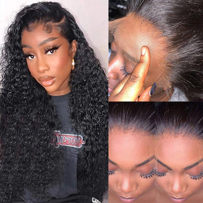 Skinlike HD Lace Curly Wig 13x6 13x4 HD Lace Frontal Wig Human Hair New Upgrade Invisible Small Knot Wigs 4 Skinlike HD Lace Curly Wig 13x6 13x4 HD Lace Frontal Wig Human Hair New Upgrade Invisible Small Knot Wigs - Image 2
