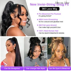 Body Wave Invisi-Pull String Snug Fit 360 HD Lace Frontal Glueless Wig With Pre Bleached Knots 22 Body Wave Invisi-Pull String Snug Fit 360 HD Lace Frontal Glueless Wig With Pre Bleached Knots -Ethereal Hair Shop 360bodywigglueless1