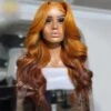Ombre Ginger Brown Color Lace Front Wigs 13x6 Full HD Lace Frontal Wigs PrePlucked Hairline -Ethereal Hair Shop 3 0b99f7f0 bebf 4b2e b5ec 5bca9087eb5c