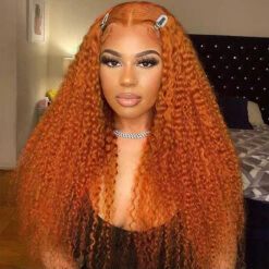 Ginger Curly Wig 13x4 HD Lace Front Wigs Colored Human Hair Lace Front Wigs With Pre Plucked 18 Ginger Curly Wig 13x4 HD Lace Front Wigs Colored Human Hair Lace Front Wigs With Pre Plucked -Ethereal Hair Shop 458