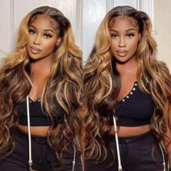 4/27 Honey Blonde Highlight 5x5 HD Transparent Lace Closure Human Hair Wigs -Ethereal Hair Shop 517 700x 4d5e3355 4b93 43fd 8501 d6903091a892