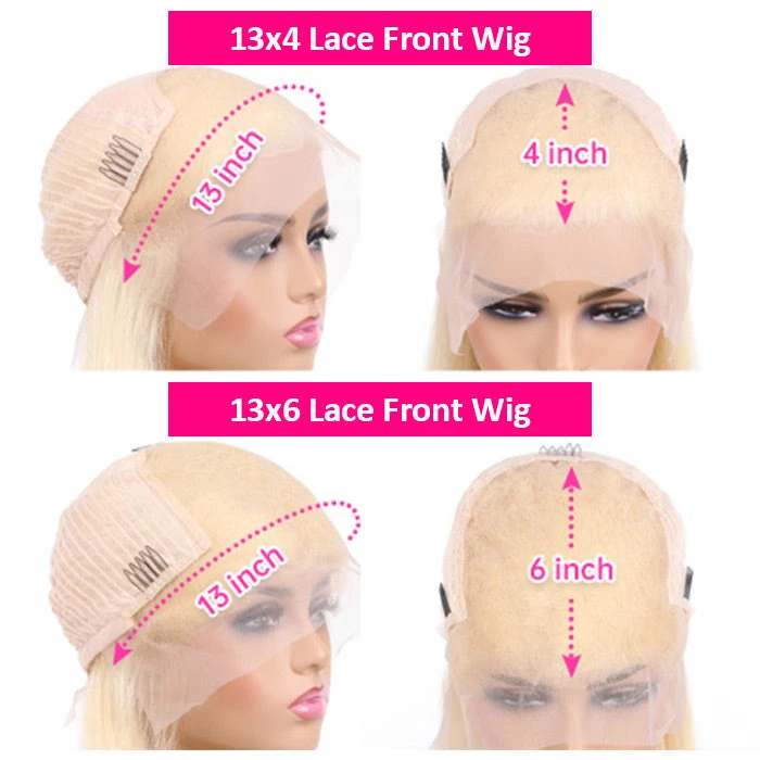 613 Blonde Straight 13x6 HD Lace Front Human Hair Wigs Pre Plucked 10 613 Blonde Straight 13x6 HD Lace Front Human Hair Wigs Pre Plucked - Image 8
