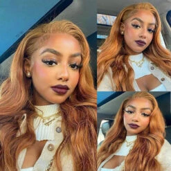 #30 Chestnut Brown Lace Front Wigs Body Wave Human Hair Fall Color Wigs For Women 13 #30 Chestnut Brown Lace Front Wigs Body Wave Human Hair Fall Color Wigs For Women -Ethereal Hair Shop 543