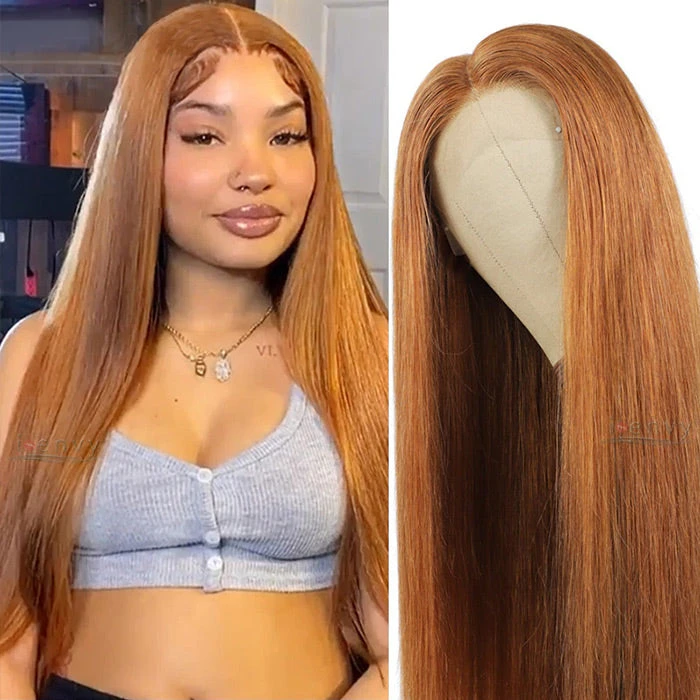 Deep Wave #30 Chestnut Brown Colored Lace Front Wigs 13*4 13*6 HD Lace Human Hair Fall Color Wigs Women 5 Deep Wave #30 Chestnut Brown Colored Lace Front Wigs 13*4 13*6 HD Lace Human Hair Fall Color Wigs Women - Image 3