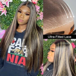 Blonde Highlight HD Lace Closure Wigs #M1B/27 Color Glueless Ready & Go Wig 23 Blonde Highlight HD Lace Closure Wigs #M1B/27 Color Glueless Ready & Go Wig -Ethereal Hair Shop 700 1 27 highlight ready go wig 1
