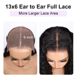HD Lace Wigs Realistic 13*4 Lace Front Wigs Human Hair Deep Wave Skinlike HD Lace Wig With Invisible Bleached Knots Pre Plucked Hairline -Ethereal Hair Shop 700 13 6 full lace wig cap