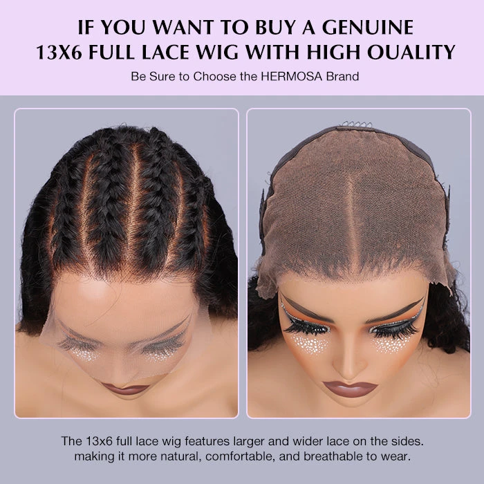 #1B/30 Balayage Highlights 4C Edges Curly Wig 13x6 Full HD Lace Pre Plucked Realistic Hairline Glueless Wig 12 #1B/30 Balayage Highlights 4C Edges Curly Wig 13x6 Full HD Lace Pre Plucked Realistic Hairline Glueless Wig - Image 10