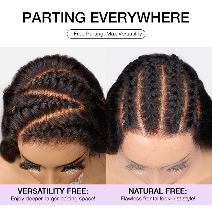 Balayage Highlight 1B/30 Straight Pre Plucked Natural Hairline 13x6 Full Lace Frontal Human Hair Wigs 11 Balayage Highlight 1B/30 Straight Pre Plucked Natural Hairline 13x6 Full Lace Frontal Human Hair Wigs - Image 9