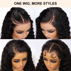 HD Lace Wigs Realistic 13*4 Lace Front Wigs Human Hair Deep Wave Skinlike HD Lace Wig With Invisible Bleached Knots Pre Plucked Hairline -Ethereal Hair Shop 700 13 6 lace xijie 2