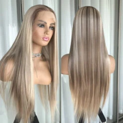 Barbie Blonde Highlight Lace Front Wigs #18/613 HD Transparent 13x4 13x6 Lace Frontal Human Hair Wigs 21 Barbie Blonde Highlight Lace Front Wigs #18/613 HD Transparent 13x4 13x6 Lace Frontal Human Hair Wigs -Ethereal Hair Shop 700 18 613 highlight lae wig 5