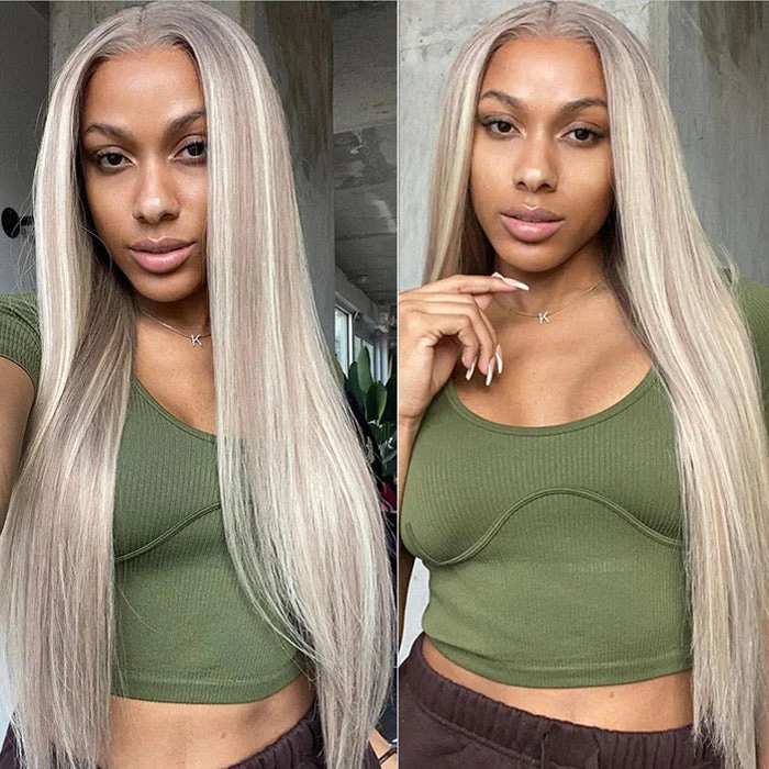 Barbie Blonde Highlight Lace Front Wigs #18/613 HD Transparent 13x4 13x6 Lace Frontal Human Hair Wigs 9 Barbie Blonde Highlight Lace Front Wigs #18/613 HD Transparent 13x4 13x6 Lace Frontal Human Hair Wigs - Image 7