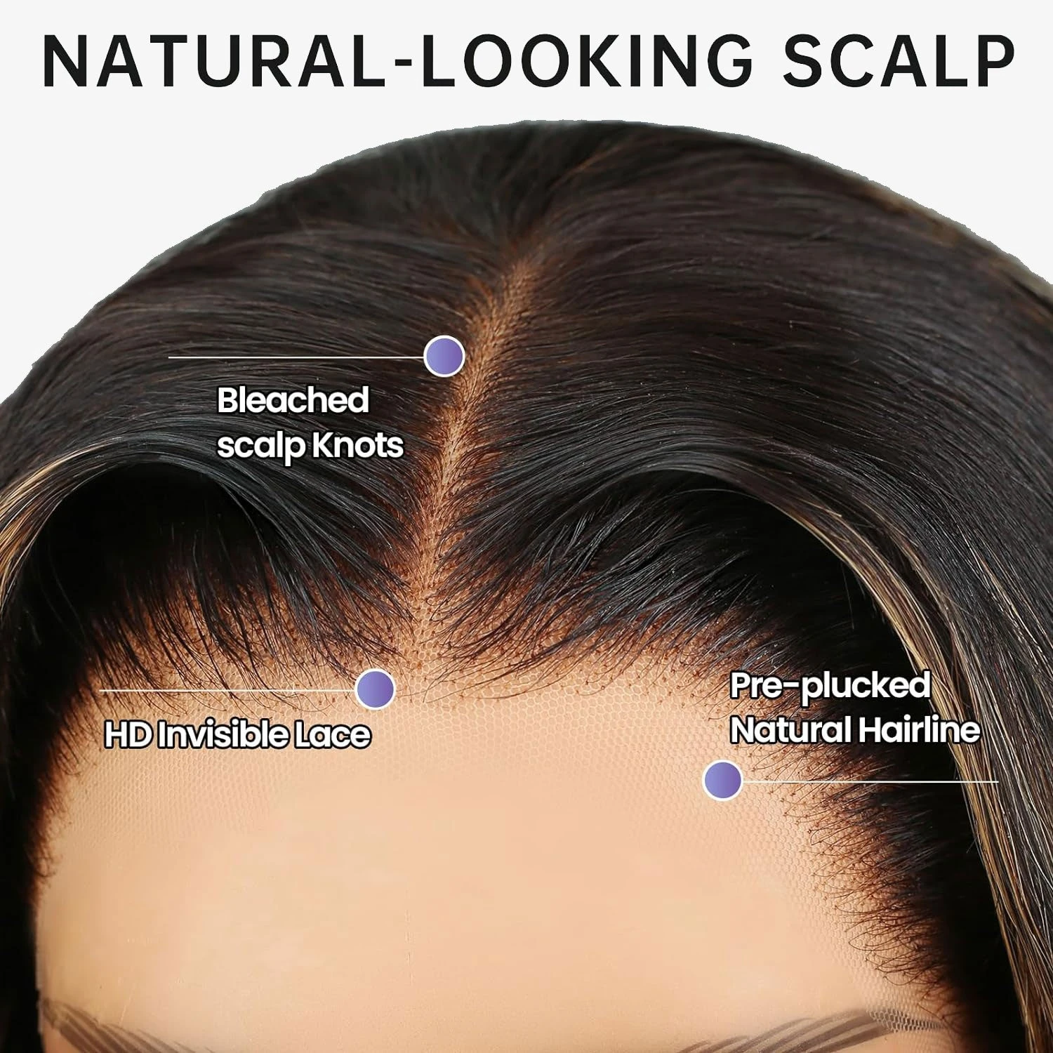 M1B/27 Highlight 13x4 HD Transparent Lace Front Wigs Body Wave Glueless Real To Wear Wig 12 M1B/27 Highlight 13x4 HD Transparent Lace Front Wigs Body Wave Glueless Real To Wear Wig - Image 10