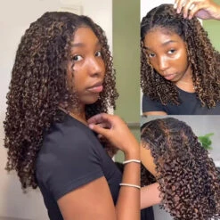 #1B/30 Balayage Highlights 4C Edges Curly Wig 13x6 Full HD Lace Pre Plucked Realistic Hairline Glueless Wig 17 #1B/30 Balayage Highlights 4C Edges Curly Wig 13x6 Full HD Lace Pre Plucked Realistic Hairline Glueless Wig -Ethereal Hair Shop 700 1b 30 4c edges curly lace wig 6