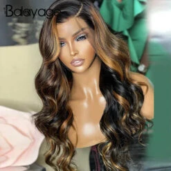 Body Wave 13x6 Transparent Lace Front Human Hair Wigs Pre Plucked Balayage Highlight Wigs With Baby Hair 15 Body Wave 13x6 Transparent Lace Front Human Hair Wigs Pre Plucked Balayage Highlight Wigs With Baby Hair -Ethereal Hair Shop 700 1b 30 Balayage Highlight Wigs 3