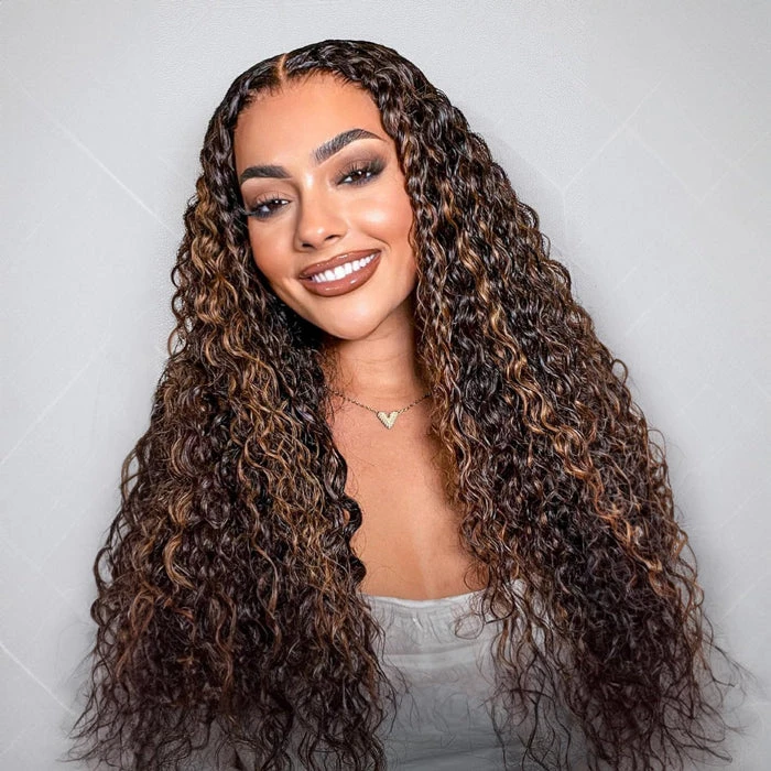 1B/30 Balayage Highlight Deep Wave 13X6 Full HD Lace Frontal Human Hair Wigs 3 1B/30 Balayage Highlight Deep Wave 13X6 Full HD Lace Frontal Human Hair Wigs