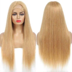 Honey Blonde 13x4 HD Transparent Lace Front Wig #27 Blonde Colored Human Hair Frontal Wig 22 Honey Blonde 13x4 HD Transparent Lace Front Wig #27 Blonde Colored Human Hair Frontal Wig -Ethereal Hair Shop 700