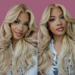 Barbie Blonde Highlight Lace Front Wigs #18/613 HD Transparent 13x4 13x6 Lace Frontal Human Hair Wigs 16 Barbie Blonde Highlight Lace Front Wigs #18/613 HD Transparent 13x4 13x6 Lace Frontal Human Hair Wigs -Ethereal Hair Shop 700 2 6