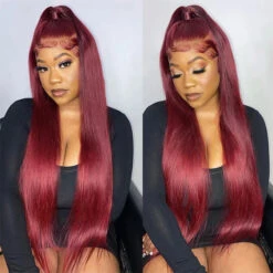 99J Burgundy Invisi-Pull String 360 Full Lace Frontal Wig Glueless HD Lace Human Hair Wigs 17 99J Burgundy Invisi-Pull String 360 Full Lace Frontal Wig Glueless HD Lace Human Hair Wigs -Ethereal Hair Shop 700 360 99j invisi string 8
