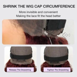 99J Burgundy Invisi-Pull String 360 Full Lace Frontal Wig Glueless HD Lace Human Hair Wigs 19 99J Burgundy Invisi-Pull String 360 Full Lace Frontal Wig Glueless HD Lace Human Hair Wigs -Ethereal Hair Shop 700 360 99j invisi string 9