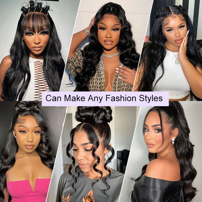 Body Wave Invisi-String Snug Fit 360 HD Lace Frontal Glueless Wig With Bleached Knots Lace Parting Anywhere 11 Body Wave Invisi-String Snug Fit 360 HD Lace Frontal Glueless Wig With Bleached Knots Lace Parting Anywhere - Image 9