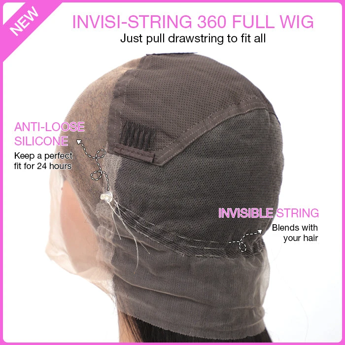 Hermosa Hair Full Lace Part Anywhere Body Wave / Straight / Curly Invisi-String Snug Fit HD Lace Human Hair Wigs 17 Hermosa Hair Full Lace Part Anywhere Body Wave / Straight / Curly Invisi-String Snug Fit HD Lace Human Hair Wigs - Image 15