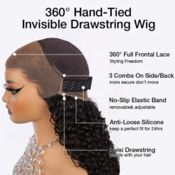 4C Kinky Edge Hairline Afro Kinky Curly Wigs Pre Cut 8x5 HD Lace Human Hair Glueless Wig Pre Bleached -Ethereal Hair Shop 700 360 invisi string 19 aa300a81 76fa 429f a48b 3628bc2121a5 2