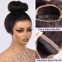 Glueless Kinky Straight Invisible-String Snug Fit 360 Full Lace Pre Plucked & Bleached HD Lace Wigs 33 Glueless Kinky Straight Invisible-String Snug Fit 360 Full Lace Pre Plucked & Bleached HD Lace Wigs -Ethereal Hair Shop 700 360 kinky straight invisi string wigi 1 1