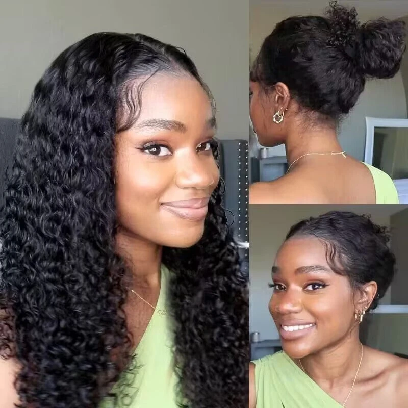 Upgrade Invisi-String Snug Fit 360 HD Lace Frontal Curly Glueless Human Hair Wig 5 Upgrade Invisi-String Snug Fit 360 HD Lace Frontal Curly Glueless Human Hair Wig - Image 3