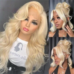 613 Blonde 360 HD Lace Front Human Hair Wigs Pre Plucked Straight Human Hair -Ethereal Hair Shop 700 360 lace wigs 4