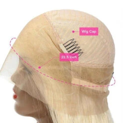 613 Blonde 360 HD Lace Front Human Hair Wigs Pre Plucked Straight Human Hair -Ethereal Hair Shop 700 360 lace wigs 8