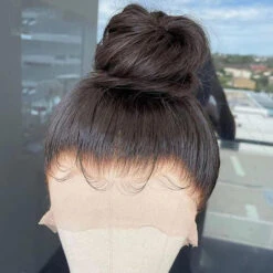 360 HD Lace Wig Wear Go Pre-Bleached Straight Human Hair Glueless Wigs Pre-Plucked Lace Front Wig -Ethereal Hair Shop 700 360 straight invisi string 1