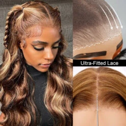 Highlight Put On Go® Glueless Wig Pre Cut 4x4 HD Lace Closure Wig Beginner Friendly -Ethereal Hair Shop 700 4 27 highlight ready go wig 10