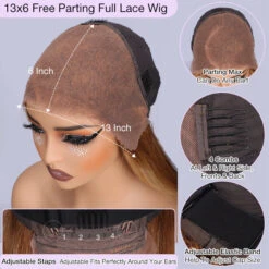 Highlight Water Wave Lace Frontal Human Hair Wigs #4/27 Color Brazilian Pre-plucked Lace Wig 17 Highlight Water Wave Lace Frontal Human Hair Wigs #4/27 Color Brazilian Pre-plucked Lace Wig -Ethereal Hair Shop 700 4 27 highlight lace wigs 19