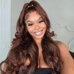 #4 Chocolate Brown 13x4 HD Lace Front Wigs Human Hair Wigs For Women Pre Plucked 26 #4 Chocolate Brown 13x4 HD Lace Front Wigs Human Hair Wigs For Women Pre Plucked -Ethereal Hair Shop 700 4 cb4baa78 8781 4a11 9a03 5a94cb3dbaf6