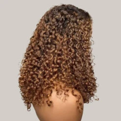 4C Curly Edges Hairline Wig Golden Brown Color Human Hair Curly Wigs 13x6 Full HD Lace Frontal Glueless Wig -Ethereal Hair Shop 700 4c edges lace wigs 40 6b844d9a e9df 407c 924e e50d4871d047