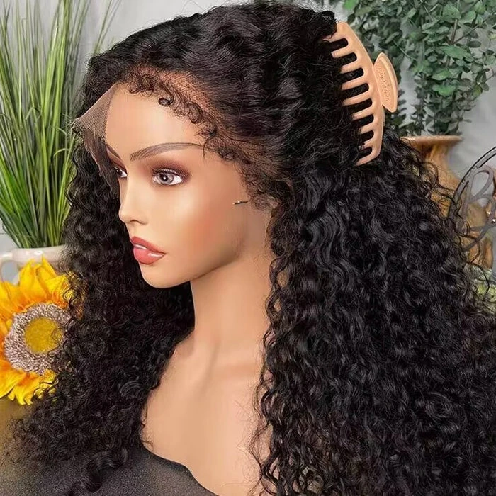 Kinky Edges Hairline Lace Front Wigs Pre Cut 8x5 13x4 HD Lace Human Hair Wigs 180% Density 11 Kinky Edges Hairline Lace Front Wigs Pre Cut 8x5 13x4 HD Lace Human Hair Wigs 180% Density - Image 9