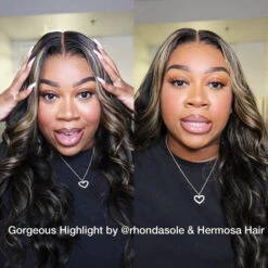 Blonde Highlight HD Lace Closure Wigs #M1B/27 Color Glueless Ready & Go Wig 21 Blonde Highlight HD Lace Closure Wigs #M1B/27 Color Glueless Ready & Go Wig -Ethereal Hair Shop 700 5 6 720x 37447dff aaa4 4dd0 a01f 9a6caa15c456