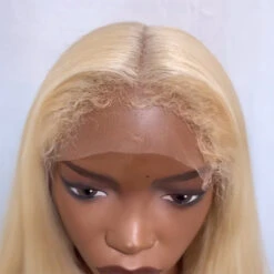 4C Edges Hairline Blonde 613 Silky Straight Glueless Ready To Wear Pre-Cut Lace Bob Wigs 220% Density 12 4C Edges Hairline Blonde 613 Silky Straight Glueless Ready To Wear Pre-Cut Lace Bob Wigs 220% Density -Ethereal Hair Shop 700 613 bob wig with curly edges wig 4